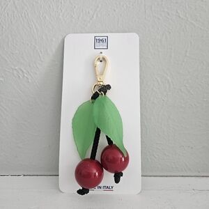 NWT Ports 1961 Cherries Bag Charm/Keychain